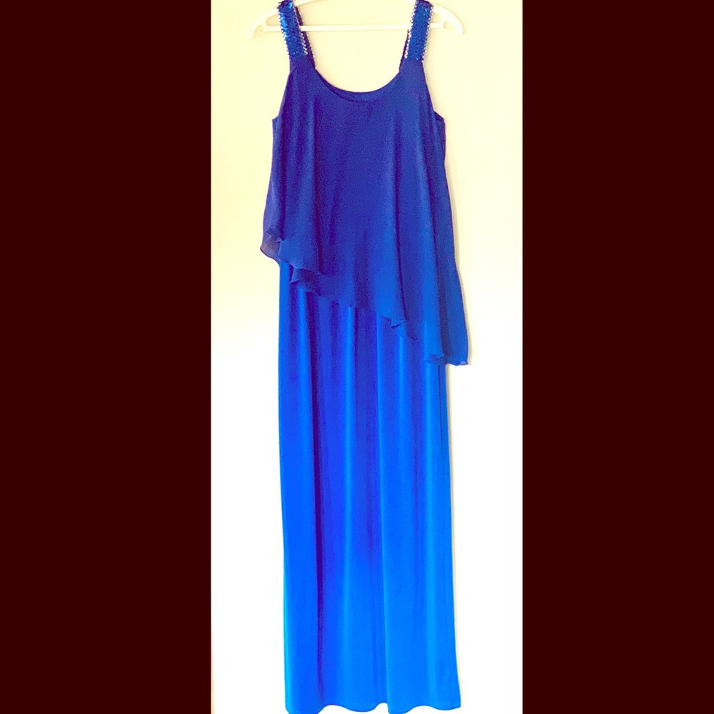 Enfocus Studio Flowy Maxi Cocktail Party Dress